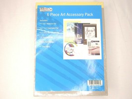 Artist Accessory Set Watercolor Pad Sketch Pads Color Wheel Plastic Pale... - $19.79