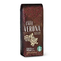 Starbucks Cafe Verona Dark Roast Whole Bean Coffee 16 Oz. - £23.88 GBP