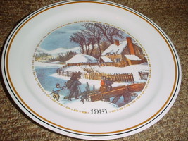 CORELLE 1981 CHRISTMAS LIMITED EDITION DINNER PLATE FREE USA SHIPPING - $18.69