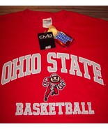 OHIO STATE UNIVERSITY Buckeyes Basketball T-shirt MENS LARGE NEW w/ Tag Red - $27.08 CAD