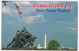 District of Columbia DC Postcard Washington Iwo Jima Statue US Marine Corp - £1.70 GBP