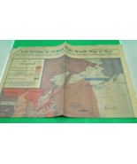 Historical April 5th 1945 Milwaukee Sentinel Japanese Advance Newspaper WW2 A34 - £43.15 GBP