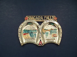 Vintage Niagara falls painted metal horseshoe shape trinket travel souve... - €17,15 EUR