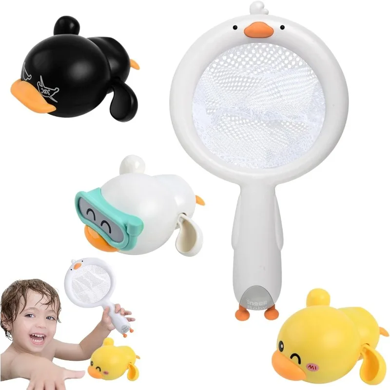 Toddler Bath Toys, Wind-up Bath Toy Ducks for Toddlers Kids Boys Girls, Swimming - £8.01 GBP+