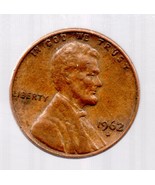 1962 D Lincoln Penny - Circluated- Moderate Wear - About XF - $4.99