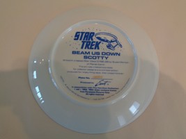 BEAM ME UP SCOTTY Star Trek Collection Plate by The Hamilton Collection Plate - £46.15 GBP