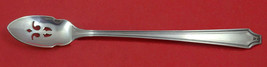 King Albert By Whiting Sterling Silver Olive Spoon Pierced Long 7 3/8&quot; Custom - £53.73 GBP