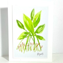 Watercolor Art Handmade Original Greeting Card and Envelope Suitable for Framing - £10.35 GBP