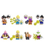 8Pcs Dragon Ball Son goku Piccolo Vegeta Pagi Majin Buu Minifigures Toy ... - €17,15 EUR