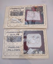 Farmhouse Quilt Parlor Pillow A Ticket, A Tasket Embroidery Pillow Cover Pattern - £14.38 GBP