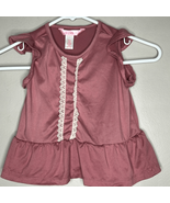 1st Kiss Girls ruffle sleeve peplum top - $7.84