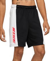 Nike Mens Dri-fit Colorblocked Training Shorts , White/Black/Red , Large - £38.92 GBP