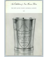 Exhibition New Haven Silver catalog 1967 Colony Historical Society antique  - €16,31 EUR