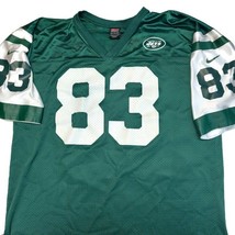 Nike Team New York Jets Santana Moss #83 2 Sided Jersey Mens Size XXL Green - £31.02 GBP