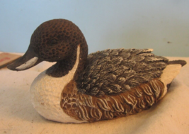 Vintage Resin Miniature Swimming DUCK/GOOSE /5 &quot; - £11.50 GBP