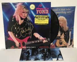 Lita Ford Signed Autographed &quot;Lita Ford&quot; Record Album - Lifetime COA - £103.01 GBP