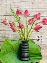 Pottery vase ceramic vase handmade in Vietnam H27cms - £89.32 GBP