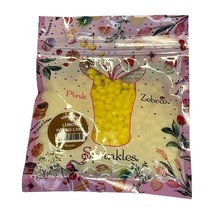 Pink Zebra Lemon Pound Cake Bag Soft Soy Home Fragrance Wax Sprinkles - £12.16 GBP