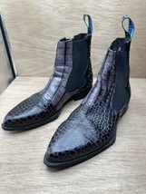 MODVOG MEN’S CROCODILE EMBOSSED CHELSEA BOOT Size 7 - $197.01