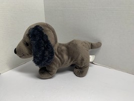 Kohls Plush Stuffed Animal Dog Toy Curious George Charlie Dachshund Gray 10 in - £7.43 GBP