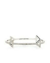 Juicy Couture Bracelet Crystal Pave Triangle Bangle Silver Tone New $48 - £30.06 GBP