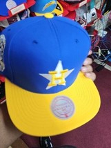 Blue And Yellow Astros Cooperstown Collection Linited Edition Astros Hat 50th - £67.04 GBP