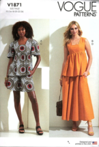 Vogue V1871 Misses Top, Shorts and Skirt  Size 16 to 24  Uncut Sewing Pattern - £16.05 GBP