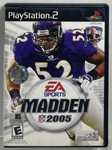 Madden NFL 2005 - Playstation 2 PS2 Complete &amp; Tested Football Game With Manual - £9.07 GBP
