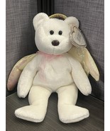 Ty Beanie Baby Halo The Angel Bear Vintage 1998 Brown Nose Tag Free Ship... - $11.99