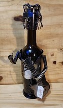 Wine Bodies Hanna&#39;s Handiwork Inc Metal Wine Holder: Rocker With Guitar ... - £15.87 GBP