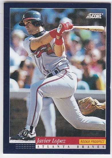 M) 1994 Score Baseball Trading Card - Javier Lopez #620 - $1.97