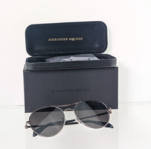 Brand New Authentic Alexander McQueen Sunglasses AM 0174 001 57mm Frame - $168.29