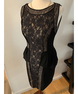 Bcbg fancy black dress size 2 - $54.45