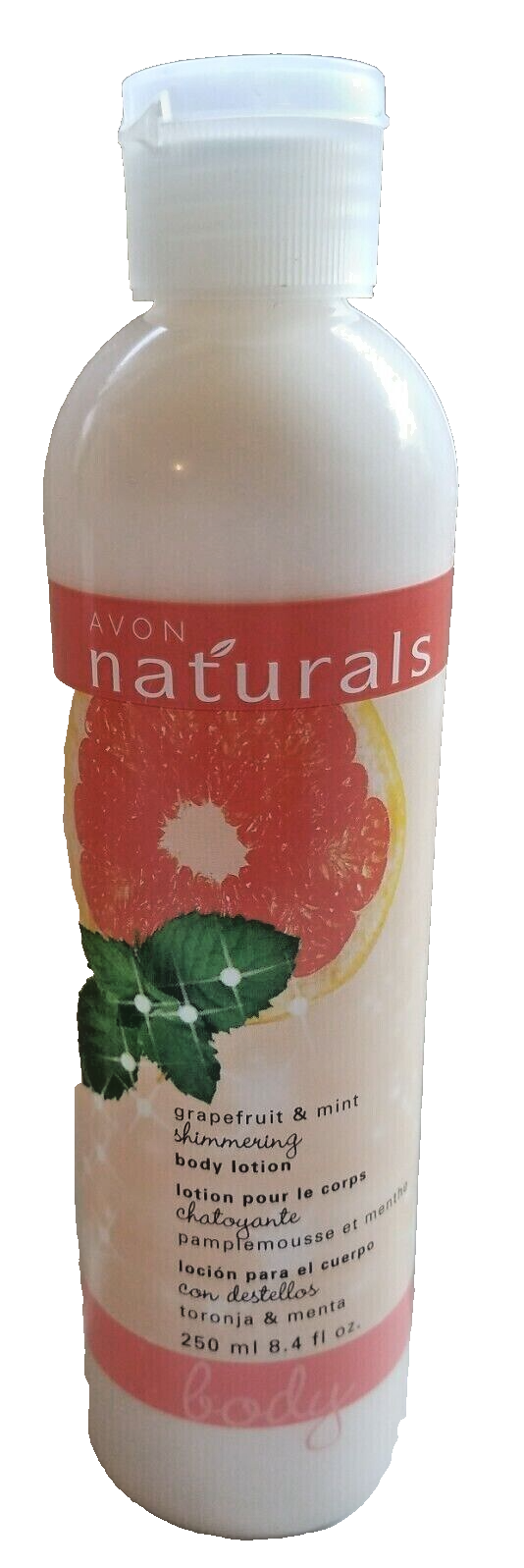 Avon Naturals Grapefruit & Mint Shimmering Hand & Body Lotion 8.4 fl.oz. New  - $14.84