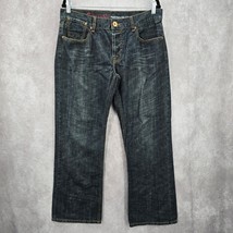 G by Guess Marlon Low Straight Button Fly 34x30 Cotton Denim Jeans Pants... - $35.00