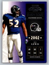 2002 Playoff Contenders #15 Ray Lewis - £1.32 GBP