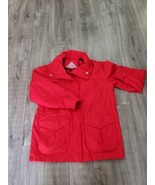 Pacer Women&#39;s Jacket Size Medium Coat Red Full Zip Front Pockets RN13711 - £19.29 GBP