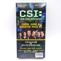 CSI: Crime Scene Investigation Game &amp; Booster Pack #1 Factory Sealed Car... - £6.95 GBP