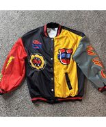 SHEIN Letter Graphic Colorblock Varsity Jacket XS Extra Small Women Butt... - €20,61 EUR