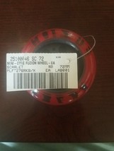 (RED+BLACK) - Fuzion SCARLET Pro Scooter Wheel 72MM-SHIPS N 24 HOURS - £14.93 GBP