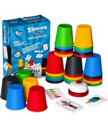 Quick Stacking Cups Games for Kids Classic Matching Cup Game Speed Match... - $42.02