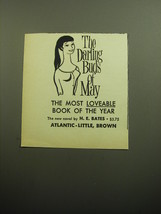 1958 Atlantic-Little, Brown Book Ad - The Darling Buds of May by H.E. Bates - £14.78 GBP