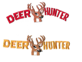 NEW DEER HUNTER PATCH IRON ON or SEW ON HUNTING - $7.95