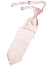 Pink Striped Satin Kids Necktie - £11.97 GBP