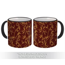 Bamboo Leaves : Gift Mug Autumn Thanksgiving Plants For Father Dad Wall Decor Mi - £12.70 GBP