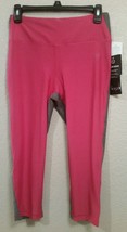 New! Womens S SMALL VOGO Athletica PINK/GRAY fitted leggings capri pants yoga  - £11.75 GBP