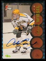 Vintage 1995 Classic 5 Sport Autograph Hockey Card Adam Wiesel Canadiens E - £9.97 GBP