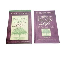 The Purpose Driven Life By Rick Warren Hardcover &amp; Matching Journal Like New - £11.62 GBP