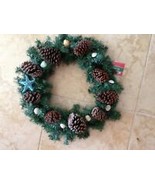 Starfish and pine cone green wreath 24&quot; - £31.96 GBP