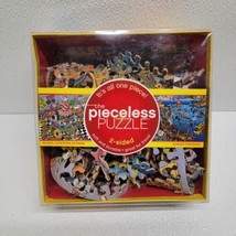 The 2 Sided Pieceless Puzzle - Sunken Treasure Under The Sea / School Ca... - $34.55